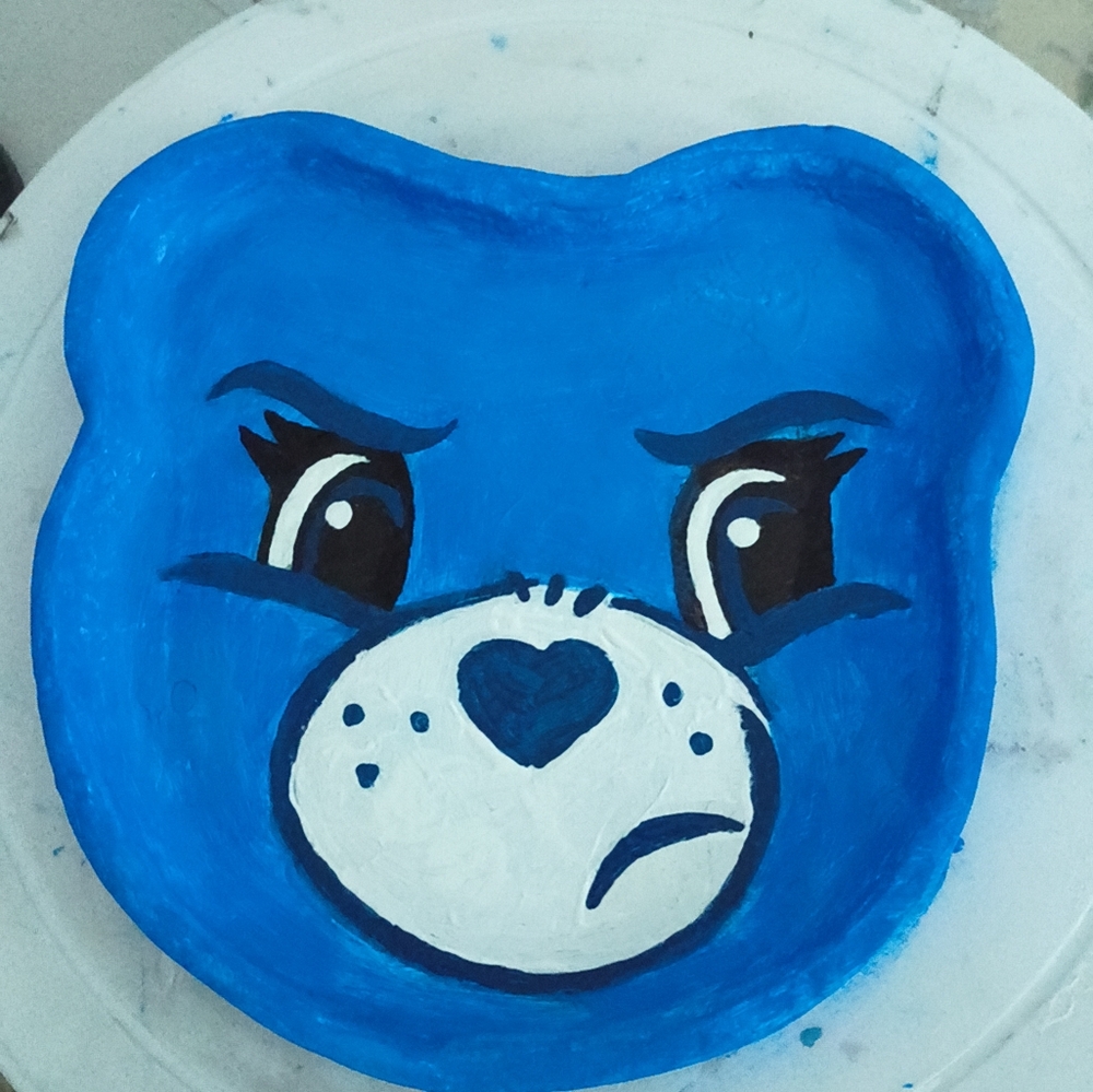 ✨ Handmade Care Bear Trinket Dish ✨